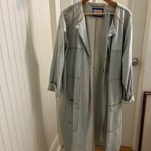 Acne Women's Trench Coat in Light Gray
